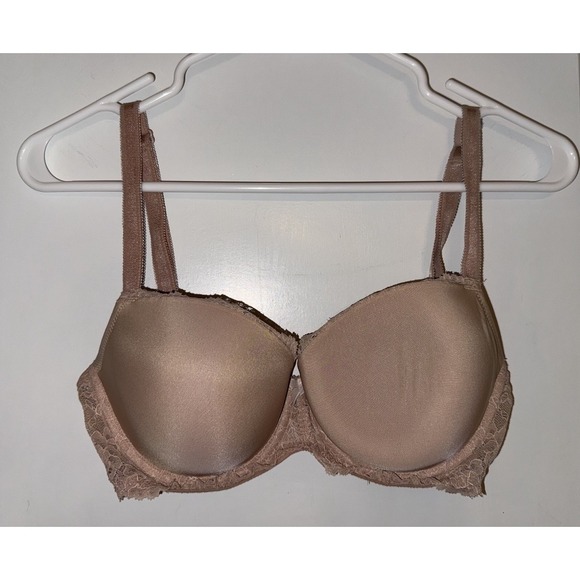Victoria's Secret Other - Victorias Secret Dream Angels Lined Demi Beige Size 32DD